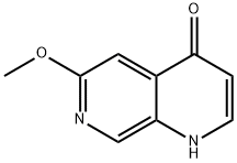 6-甲氧基-1,7-萘啶-4(1H)-酮 结构式