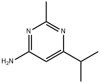 2-甲基-4-氨基-6-异丙基嘧啶 结构式