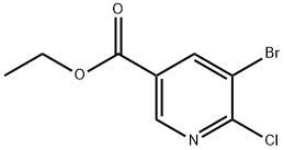 5-溴-6-氯烟酸乙酯 结构式