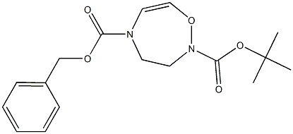 5-benzyl 2-tert-butyl 1,2,5-oxadiazepane-2,5-dicarboxylate 结构式