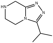 3-异丙基-5,6,7,8-四氢-[1,2,4]三唑并[4,3-A]吡嗪 结构式