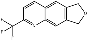 6-三氟甲基-[1,3]-二氧代并[4,5-G]喹啉 结构式