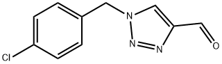 1-(4-chlorobenzyl)-1H-1,2,3-triazole-4-carbaldehyde 结构式
