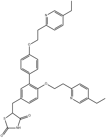 吡格列酮杂质 结构式