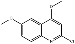 2-氯-4,6-二甲氧基喹啉 结构式