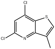 5,7-DICHLORO-3-METHYLTHIENO[3,2-B]PYRIDINE 结构式