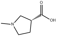 R-1-甲基-3-吡咯烷甲酸 结构式