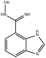1H-BENZIMIDAZOLE-7-CARBOXIMIDAMIDE, N-HYDROXY- 结构式