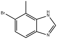 5-溴-4-甲基-1H-苯并[D]咪唑 结构式