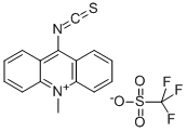 9-ISOTHIOCYANATO-10-METHYLACRIDINIUM TRI 结构式