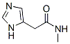 1H-Imidazole-5-acetamide,  N-methyl- 结构式