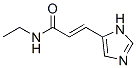 2-Propenamide,  N-ethyl-3-(1H-imidazol-5-yl)- 结构式