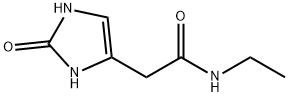 1H-Imidazole-4-acetamide,  N-ethyl-2,3-dihydro-2-oxo- 结构式