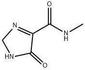 1H-Imidazole-4-carboxamide,  2,5-dihydro-N-methyl-5-oxo- 结构式