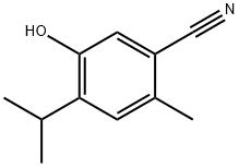 m-Cymene-6-carbonitrile, 4-hydroxy- (7CI) 结构式