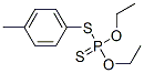 Phosphorodithioic acid O,O-diethyl S-(p-tolyl) ester 结构式