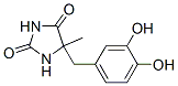 5-(3,4-二羟基苄基)-5-甲基乙内酰脲 结构式