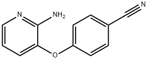4-(2-aminopyridin-3-yloxy)benzonitrile 结构式