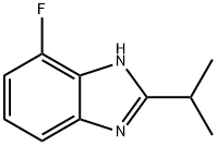 1H-Benzimidazole,  7-fluoro-2-(1-methylethyl)- 结构式