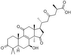 灵芝酸 C1 结构式