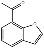 1-(7-苯并呋喃基)-乙酮 结构式