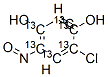 4-Chloro-6-nitrosoresorcinol-13C6 结构式