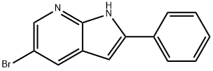 5-溴-2-苯基-1H-吡咯并[2,3-B]吡啶 结构式