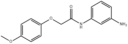 N-(3-Aminophenyl)-2-(4-methoxyphenoxy)acetamide 结构式