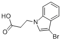 3-(3-bromo-1H-indol-1-yl)propanoic acid 结构式