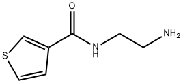 N-(2-aminoethyl)thiophene-3-carboxamide 结构式