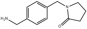 1-[4-(氨甲基)苄基]吡咯烷-2-酮 结构式