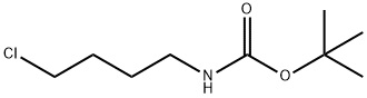 4-氯丁基氨基甲酸叔丁酯 结构式