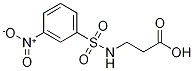 3-[(3-硝基苯)磺酰胺]丙酸 结构式