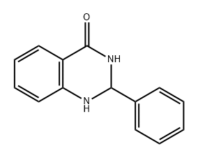 2,3-Dihydro-2-phenylquinazoline-4(1H)-one 结构式