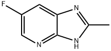3H-Imidazo[4,5-b]pyridine,  6-fluoro-2-methyl- 结构式