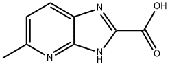 3H-Imidazo[4,5-b]pyridine-2-carboxylic  acid,  5-methyl- 结构式