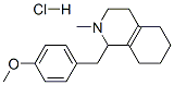 1-(p-Methoxybenzyl)-2-methyl-1,2,3,4,5,6,7,8-octahydro-isoquinoline hydrochloride 结构式