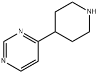 4-(哌啶-4-基)嘧啶 结构式