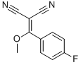 [(4-fluorophenyl)(methoxy)methylidene]propanedinitrile 结构式