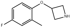 3-(4-Fluoro-2-methyl-phenoxy)-azetidine 结构式