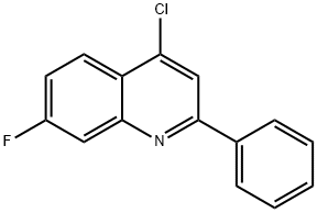 4-chloro-7-fluoro-2-phenylquinoline 结构式