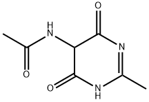 Acetamide,  N-(1,4,5,6-tetrahydro-2-methyl-4,6-dioxo-5-pyrimidinyl)- 结构式