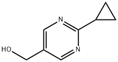 (2-环丙基嘧啶-5-基)甲醇 结构式