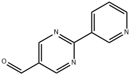 2-(吡啶-3-基)5-嘧啶甲醛 结构式
