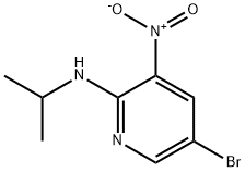 5-BROMO-2-ISOPROPYLAMINO-3-NITROPYRIDINE 结构式