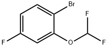 2-溴-5-氟-1-二氟甲氧基苯 结构式