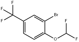 2-溴-1-(二氟甲氧基)-4-(三氟甲基)苯 结构式