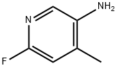 5-氨基-2-氟-4-甲基吡啶 结构式