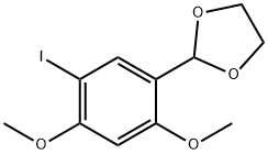 2-(5-IODO-2,4-DIMETHOXY-PHENYL)-[1,3]DIOXOLANE 结构式