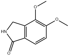 4,5-二甲氧基异吲哚啉-1-酮 结构式